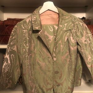 Vintage 1960s Silk Brocade suit